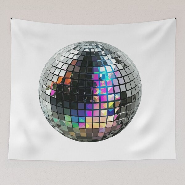 Item preview, Colorful Holographic Mirror Disco Ball Graphic designed and sold by Vision Crafted.