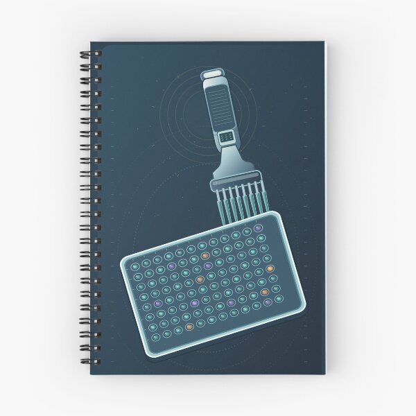 Item preview, 96-Well Plate & Multichannel Pipette — Ninety-Six Wells designed and sold by astersgraphics.