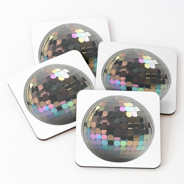 Item preview, Iridescent Metallic Glazed Disco Ball Graphic designed and sold by Vision Crafted.