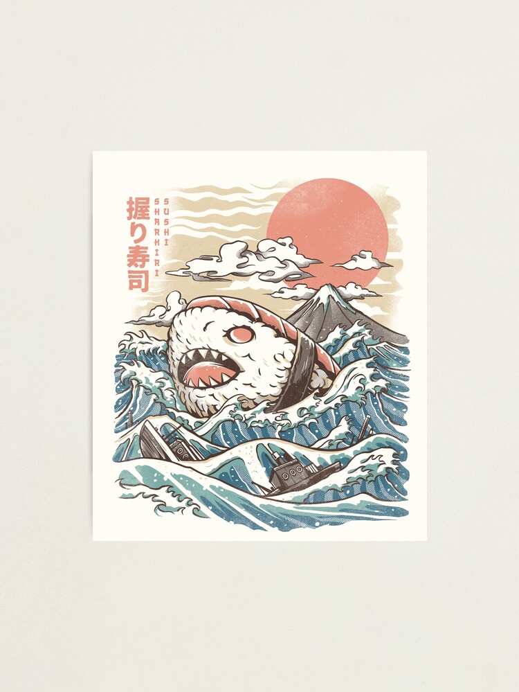 Alternate view of Sharkiri Sushi Photographic Print
