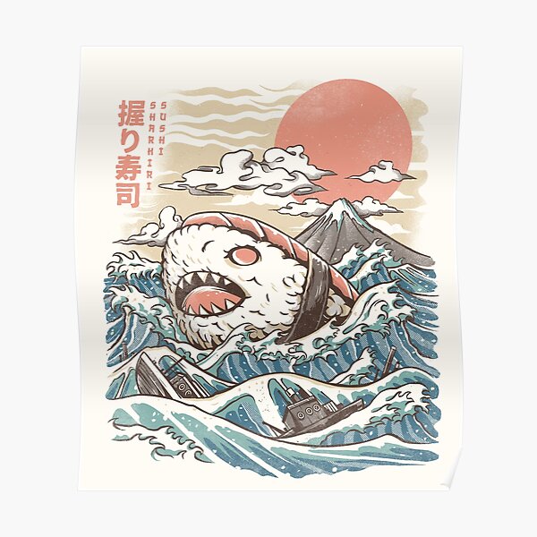 Sharkiri Sushi Poster