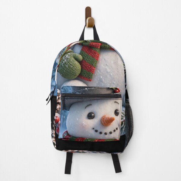 Item preview, Cute Snowman with Top Hat and Scarf in Snow designed and sold by Deepsleepstudio.