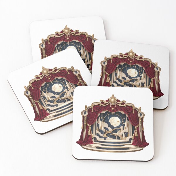 Item preview, Velvet Theater Moonlit Stage Opera Aesthetic Art designed and sold by TeNovaStudio.