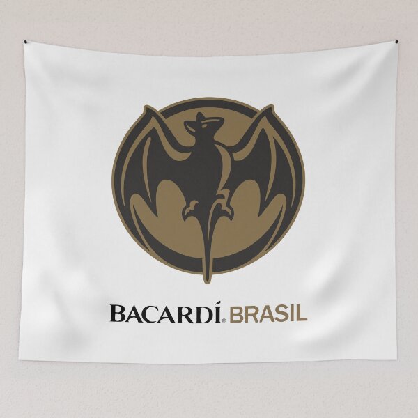 Item preview, Bacardi Brasil Nightlife Bat Crest Gold designed and sold by blackeve.