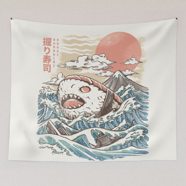 Item preview, Sharkiri Sushi designed and sold by Ilustrata®.