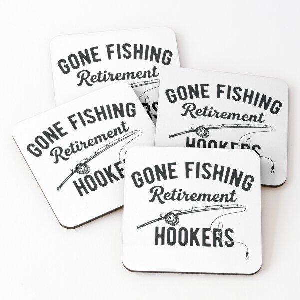 Item preview, Gone Fishing, Retirement Edition, Funny Fishing Retirement Gift designed and sold by CloudyPress.