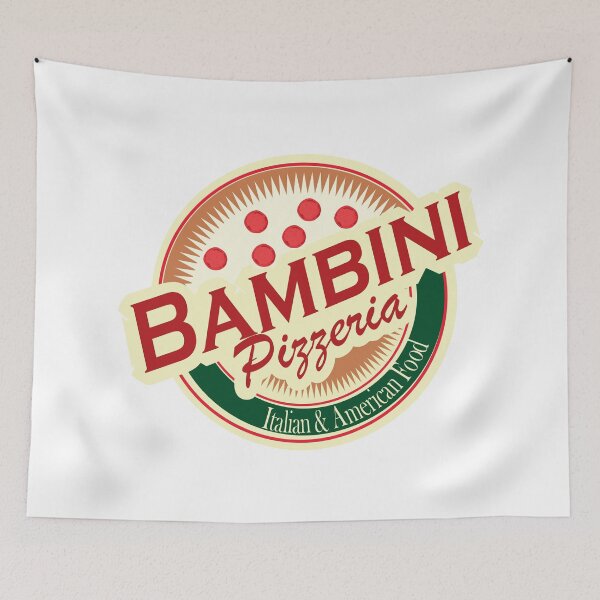 Item preview, Bambini Pizzeria Italian and American Food Slice designed and sold by blackeve.