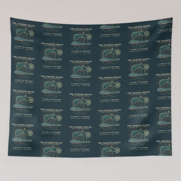 Item preview, Vintage Sewing Machine Illustration — The Maker's Hours designed and sold by astersgraphics.