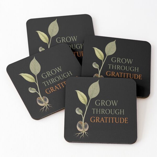 Item preview, Grow Through Gratitude Botanical Plant Lover designed and sold by BernoNickel.