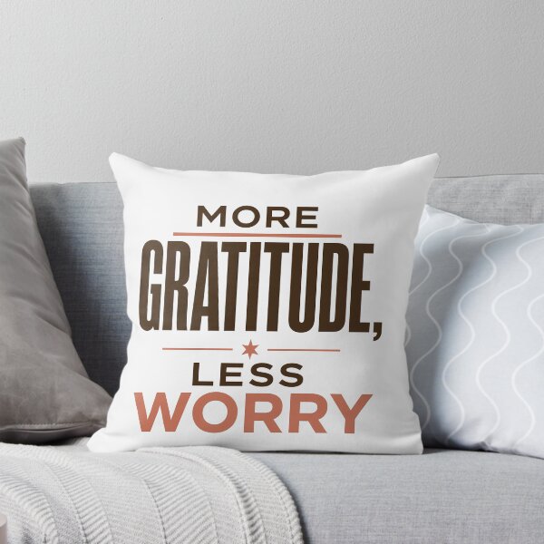 Item preview, More Gratitude Less Worry Mindful Wellness designed and sold by BernoNickel.
