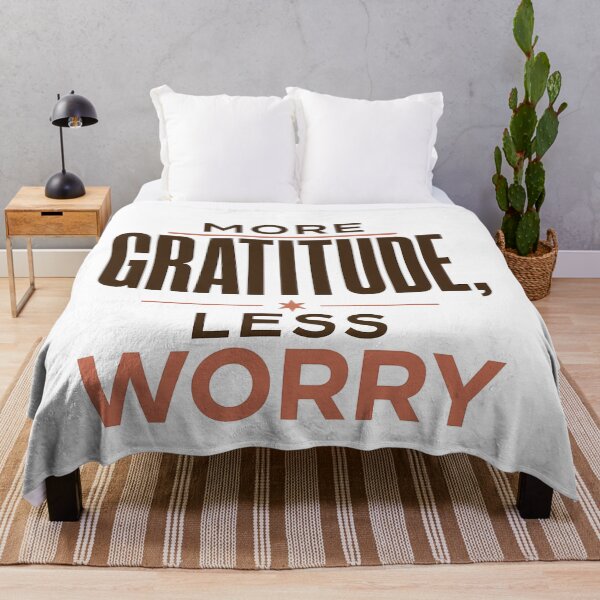 Item preview, More Gratitude Less Worry Mindful Wellness designed and sold by BernoNickel.