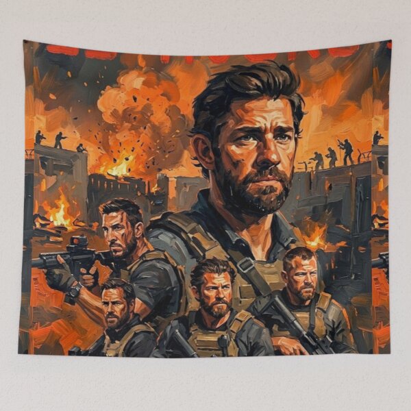 Item preview, 13 Hours Benghazi Action Fine Art Tribute designed and sold by Art's Diner.
