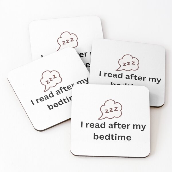 Item preview, I read after my bedtime funny relatable line  designed and sold by Thewandandwit.