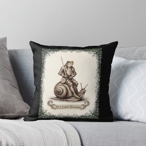 Item preview, Off to Commit Shenanigans Frog Knight Meme designed and sold by Redgiant87x.