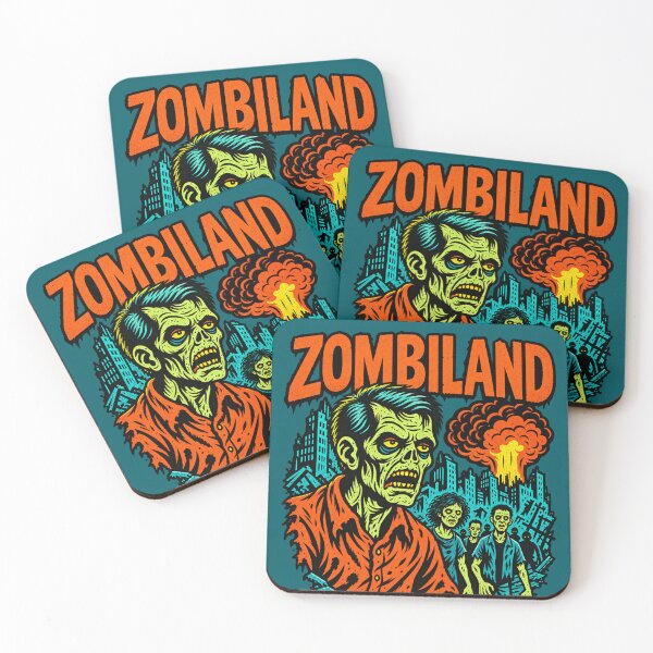 Item preview, Zombiland Retro Zombie Apocalypse Comic Art designed and sold by lalolafarolarm.