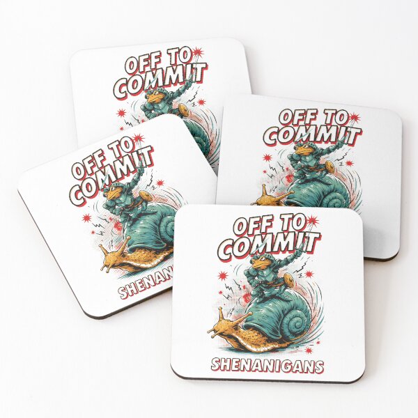 Item preview, Off to Commit Shenanigans Frog Funny Medieval Meme designed and sold by Redgiant87x.