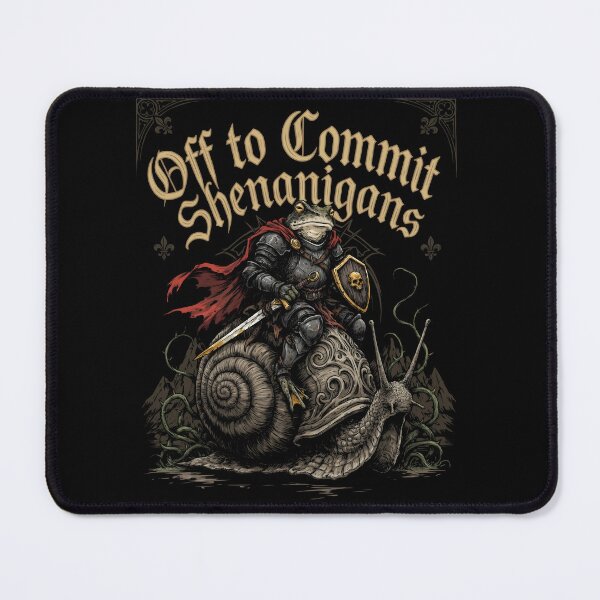 Item preview, Off to Commit Shenanigans Frog Snail Rider designed and sold by Redgiant87x.