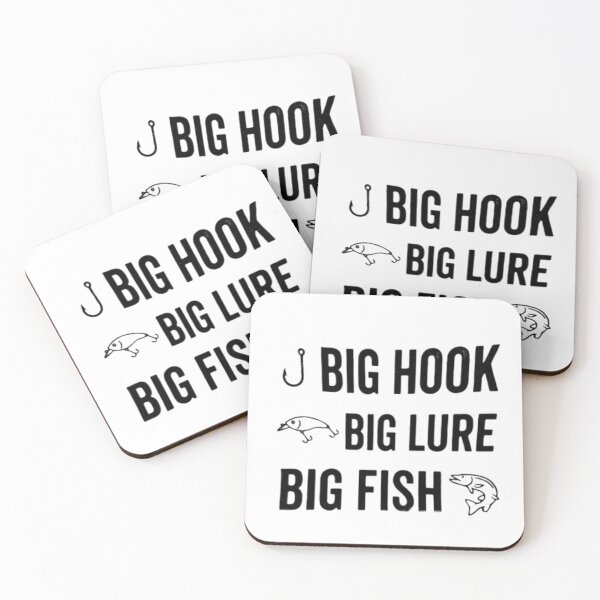 Item preview, Big Hook Big Lure Big Fish – Funny Fishing Lover Quote designed and sold by Stefanrajzer.