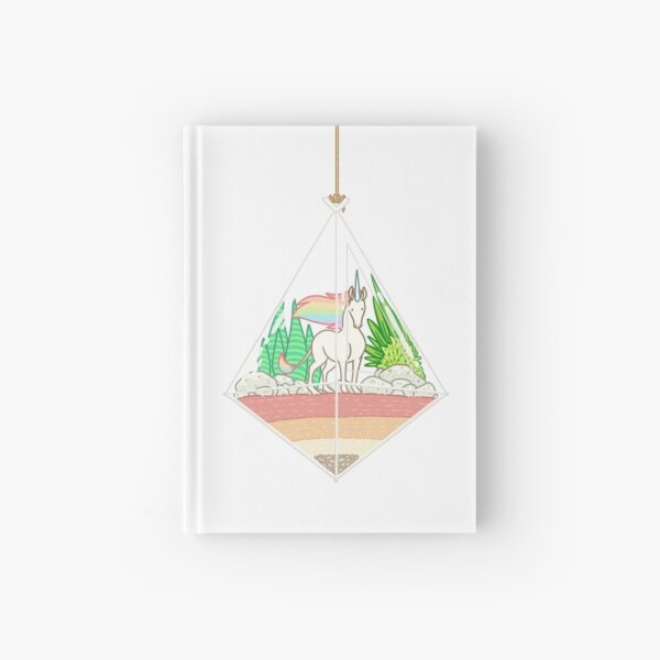 Unicorn Terrarium Hardcover Journal