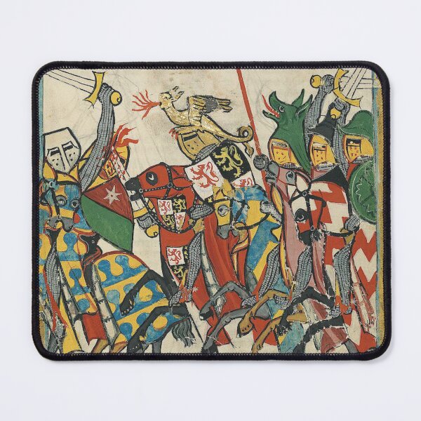 Item preview, Battlefield (14th century) - Codex Manesse designed and sold by SALON DES ARTS.
