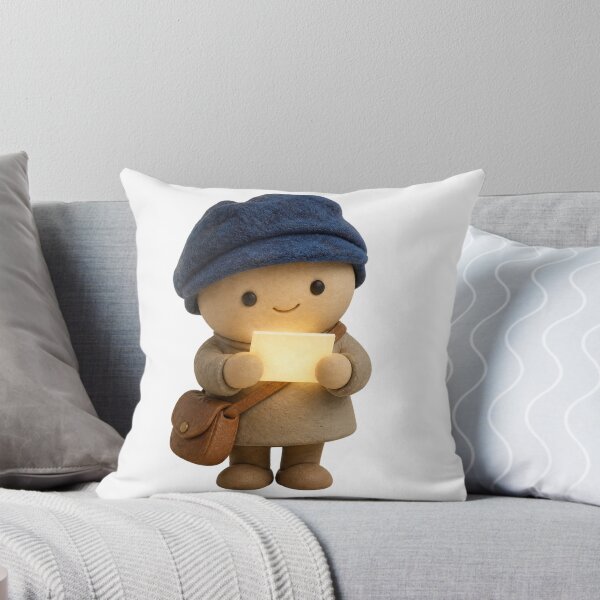Item preview, Little messenger of light with a glowing letter and cap designed and sold by Jennah.