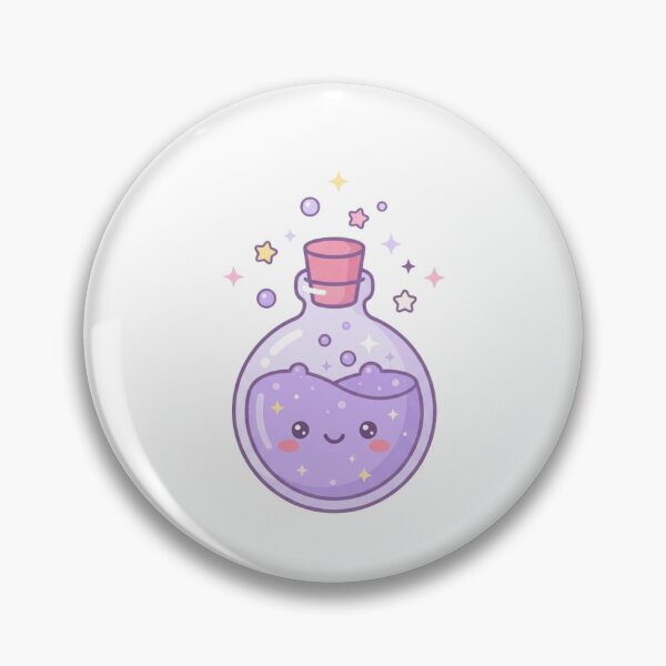 Item preview, Cute Kawaii Magic Potion Bottle - Pastel Witchy Aesthetic designed and sold by ajamzbox.