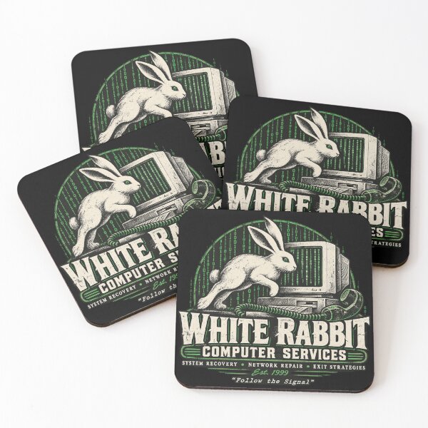 Item preview, White Rabbit Computer Services — Follow the Signal designed and sold by OriginalGamer55.