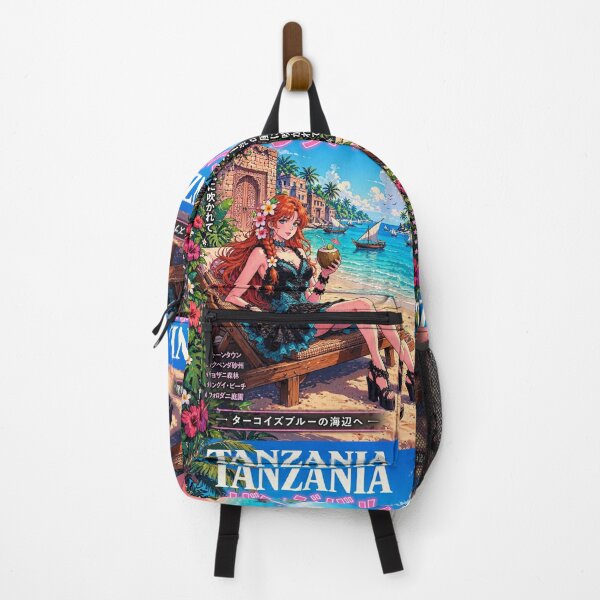 Item preview, Zanzibar, Tanzania — The Red-Haired Witch of the Turquoise Shores. designed and sold by DibujandoPorfa.