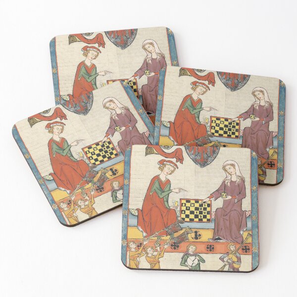 Item preview, Chess (14th century) - Codex Manesse designed and sold by SALON DES ARTS.