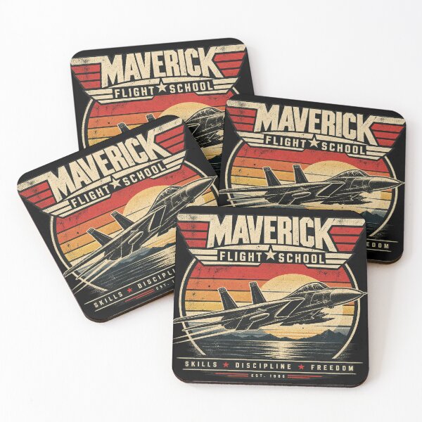 Item preview, Maverick Flight School — Skills Discipline Freedom designed and sold by OriginalGamer55.