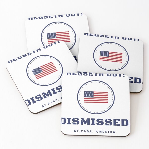 Item preview, Hegseth Out! Dismissed — At Ease, America designed and sold by bubblebrian.