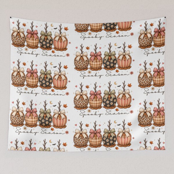 Item preview, Spooky season candy apple  designed and sold by LitBabez.
