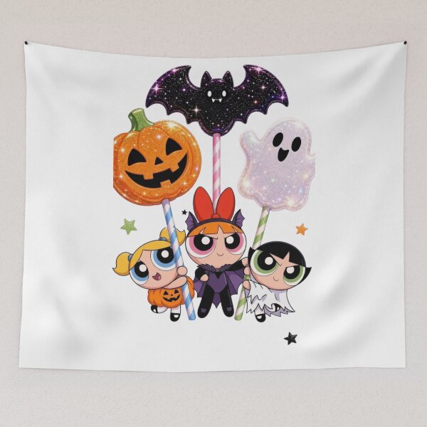Item preview, The Powerpuff Girls cute Halloween designed and sold by LadyCartoon.