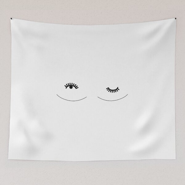 Item preview, Illustrated Boob Outline (Winking Eye) designed and sold by maggiecuda.