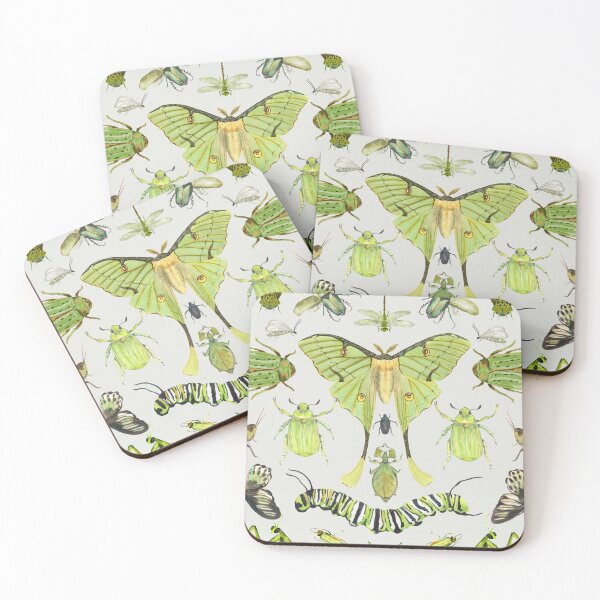 Item preview, Vintage Green Insect Collection designed and sold by Strange Little Things.