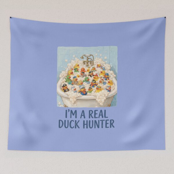 Item preview, I'm a Real Duck Hunter Funny Rubber Duck Bathtub designed and sold by FrozenFits.