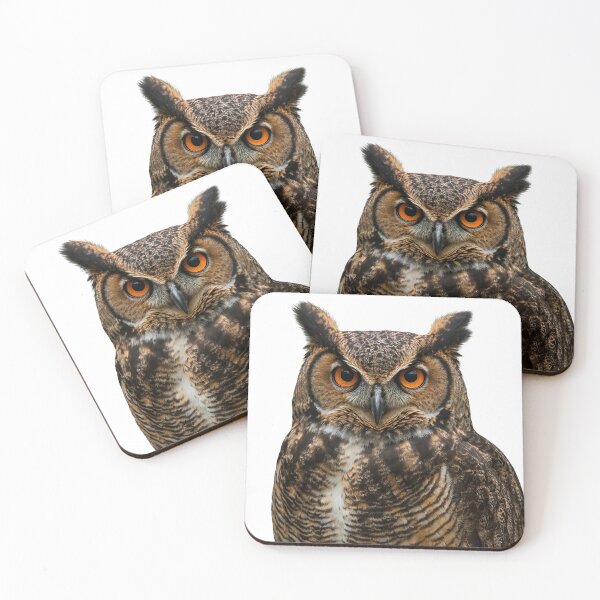 Item preview, Great Horned Owl — Hyper-Realistic Wildlife Art designed and sold by SLATTS BRANDS MEDIA.