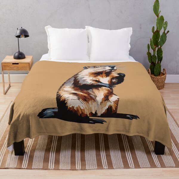 Item preview, Marmot mosaic art, wildlife designed and sold by designmari.