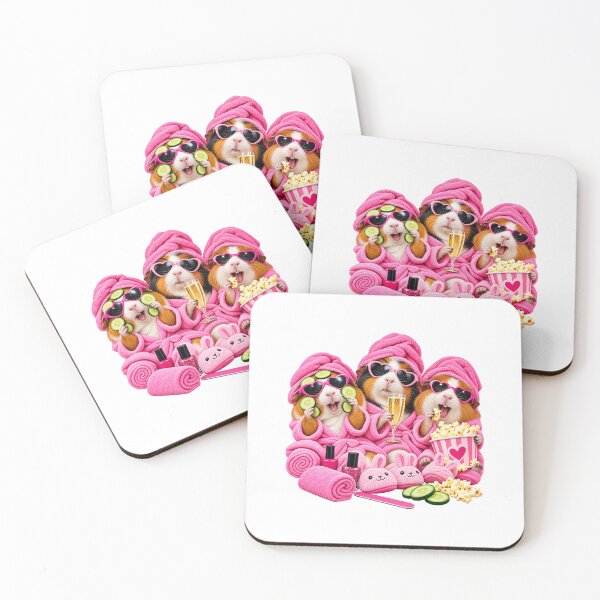 Item preview, Guinea Pig Spa Day – Funny Pampered Piggies designed and sold by JezzasFunnyShirts .
