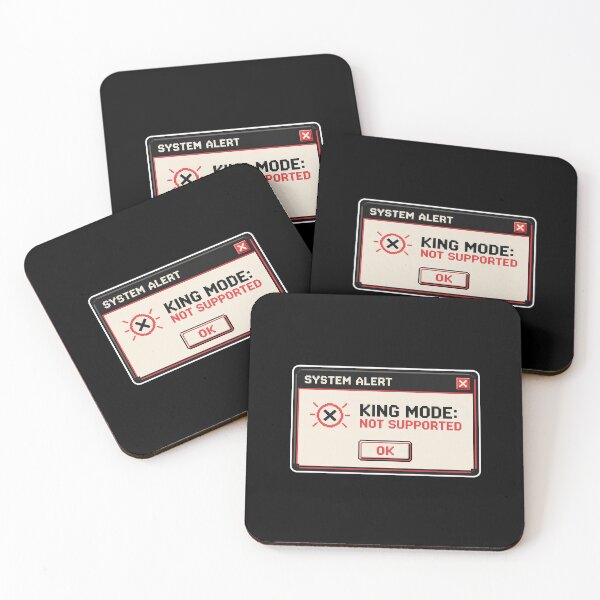 Item preview, King Mode Not Supported – Retro Computer No Kings Protest Design designed and sold by Tee-Show.