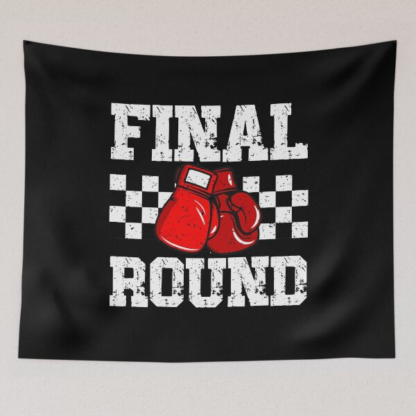 Item preview, Final Round Boxing Vintage Retro Distressed Boxing Gloves Design designed and sold by Dmetalx Art Apparel.