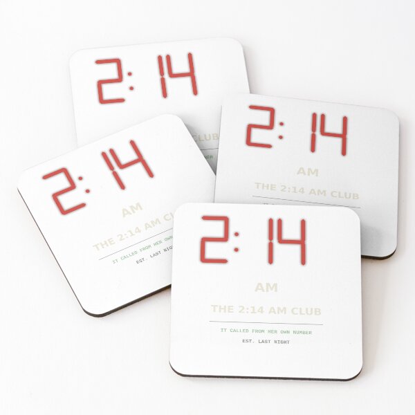 Item preview, The 2:14 AM Club — It Called From Her Own Number | Creepy Sleep Horror Design designed and sold by Step Above Reality.