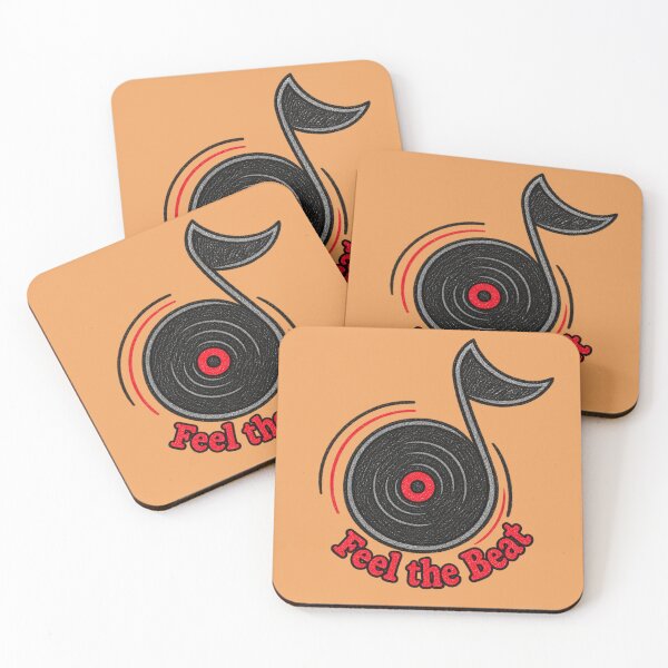 Item preview, Feel the Beat – Retro Vinyl Record Music Design designed and sold by RosalesArts.