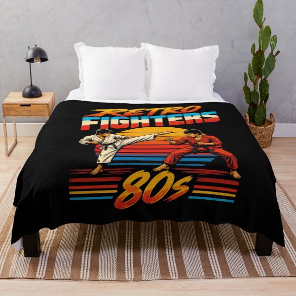 Item preview, Retro Fighters 80s – Vintage Martial Arts, arcade fan designed and sold by AW2 Designs.
