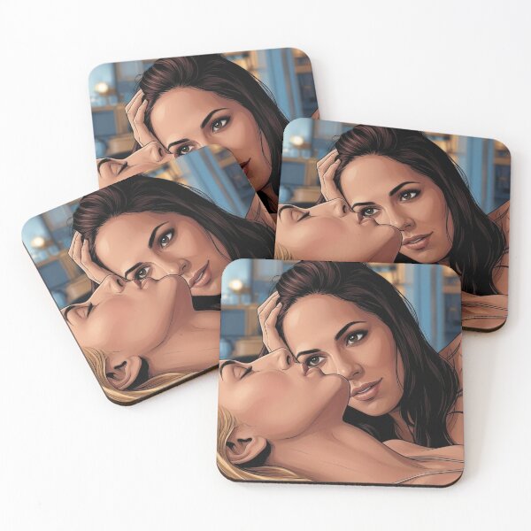 Item preview, Doccubus Bo Lauren Addicted To You Actress Thai GL LGBTQ+ Cartoon Decor Comic Wall Art Print Poster Shirt Clock Blanket KDrama designed and sold by Mind Space.
