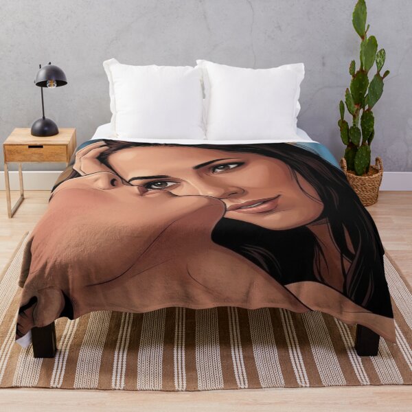 Item preview, Doccubus Bo Lauren Addicted To You Actress Thai GL LGBTQ+ Cartoon Decor Comic Wall Art Print Poster Shirt Clock Blanket KDrama designed and sold by Mind Space.