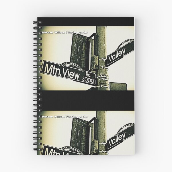 Item preview, Mtn. View & ValleyBoulevard, El Monte, California by Mistah Wilson designed and sold by The Street Sign Store.