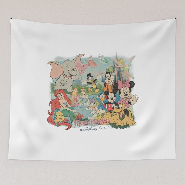 Item preview, Vintage Theme Park Character Collage designed and sold by Shoaibstudio.
