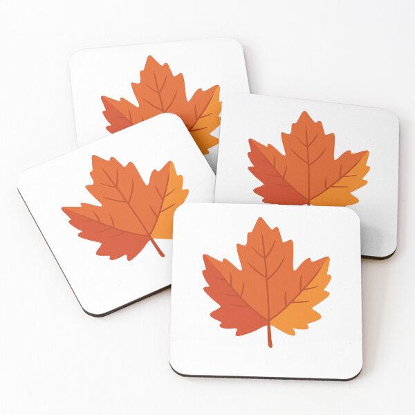Item preview, Orange Autumn Maple Leaf Illustration designed and sold by The Home Of Pink Peach.
