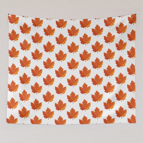 Item preview, Orange Autumn Maple Leaf Illustration designed and sold by The Home Of Pink Peach.
